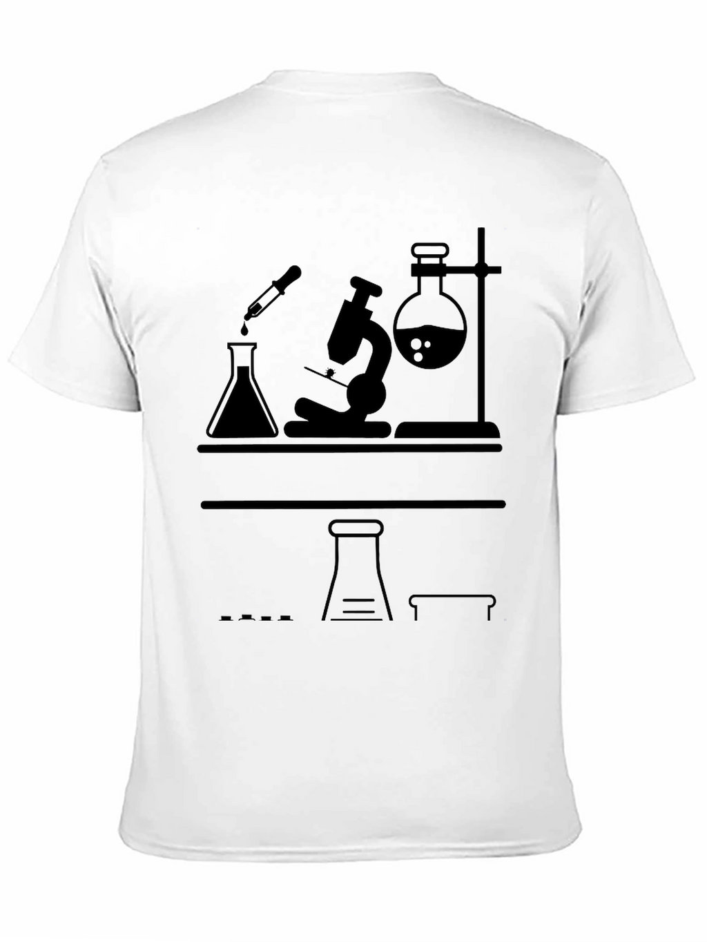 Science Lab T-Shirt - Black Graphic Tee