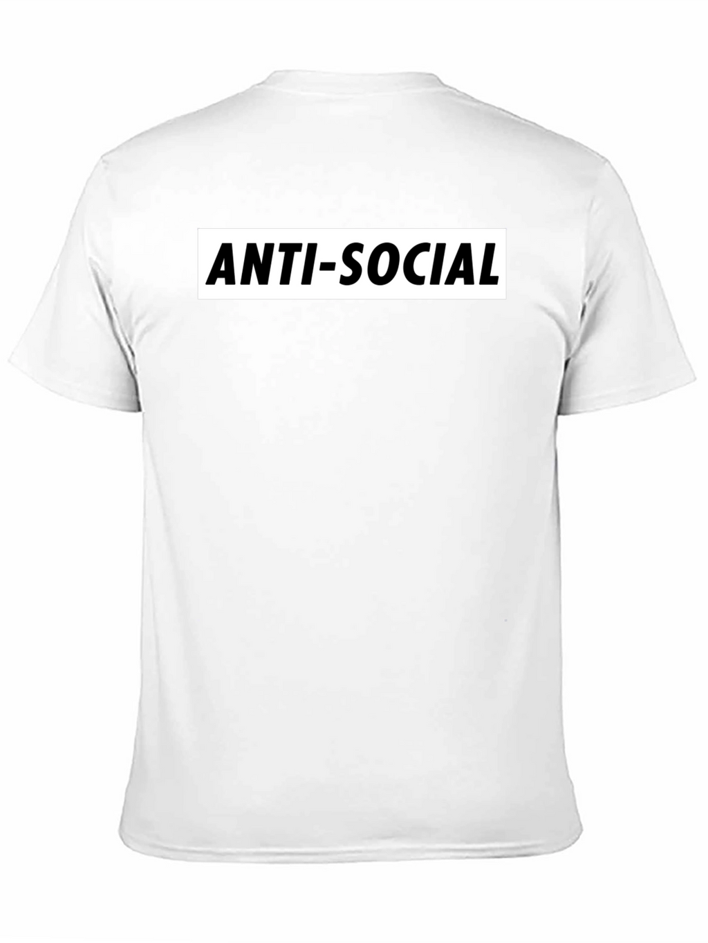 Anti-Social Graphic Tee - Black