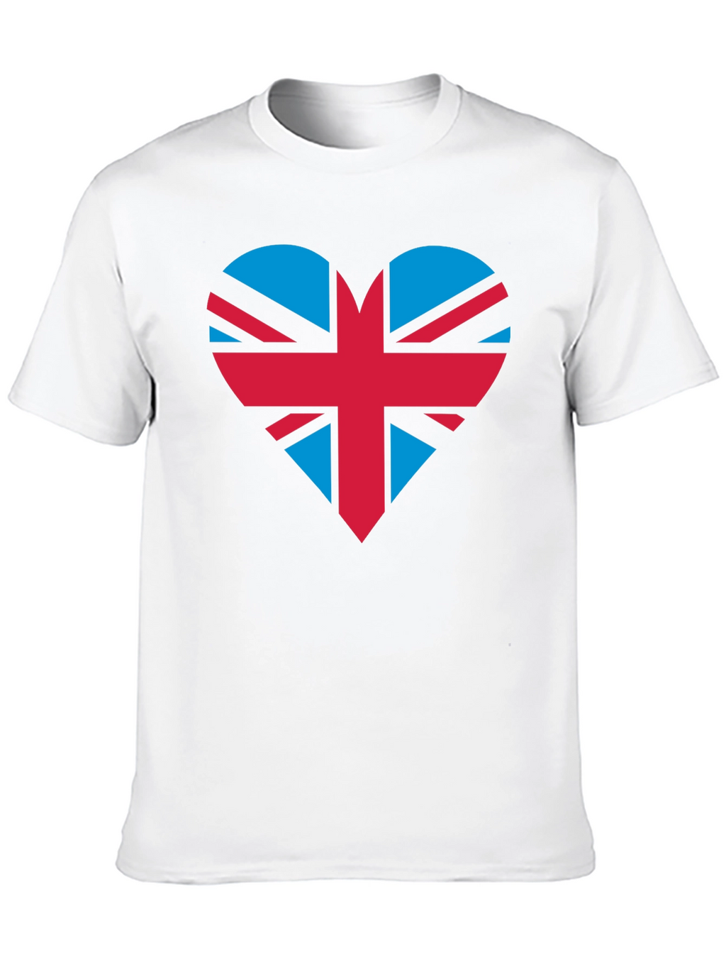 Union Jack Heart Graphic Tee - Black