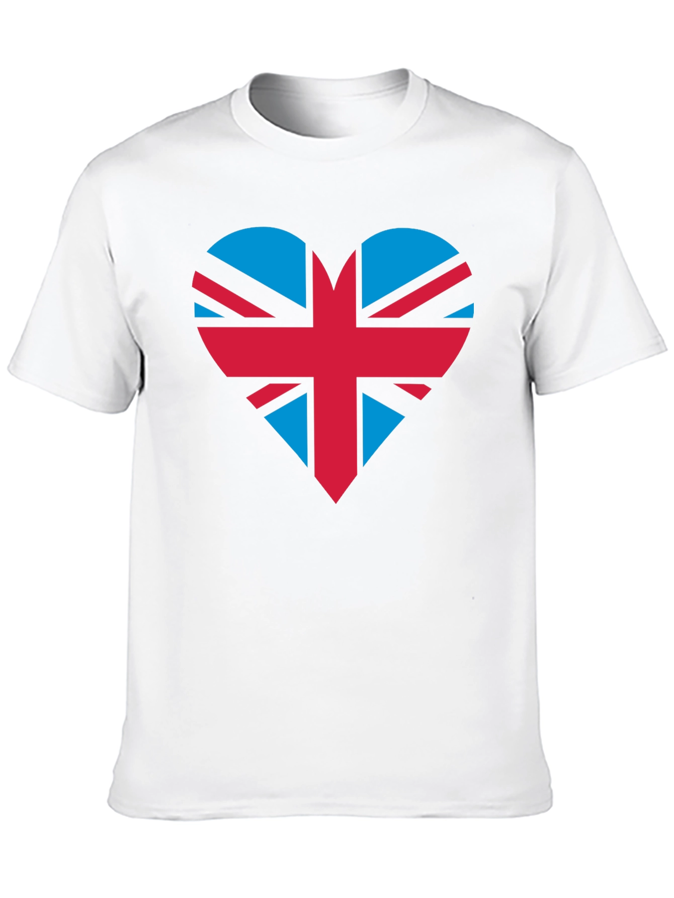 Union Jack Heart Graphic Tee - Black