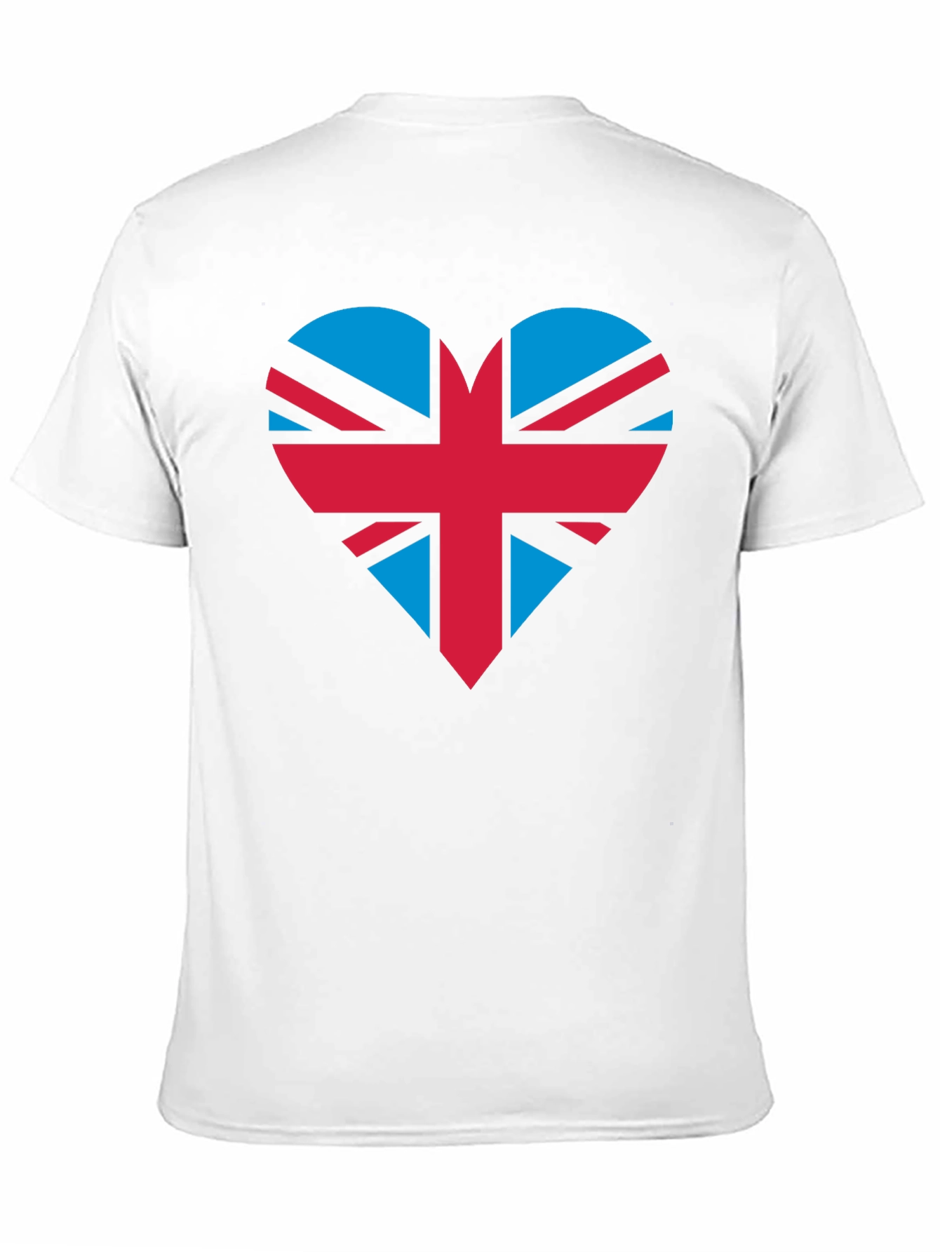 Union Jack Heart Graphic Tee - Black
