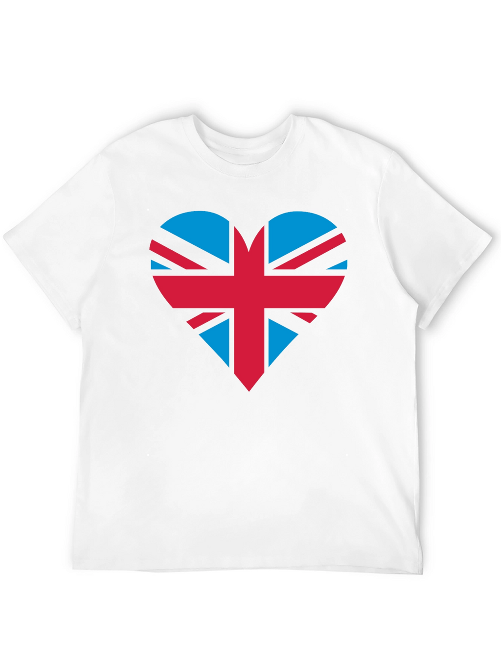 Union Jack Heart Graphic Tee - Black