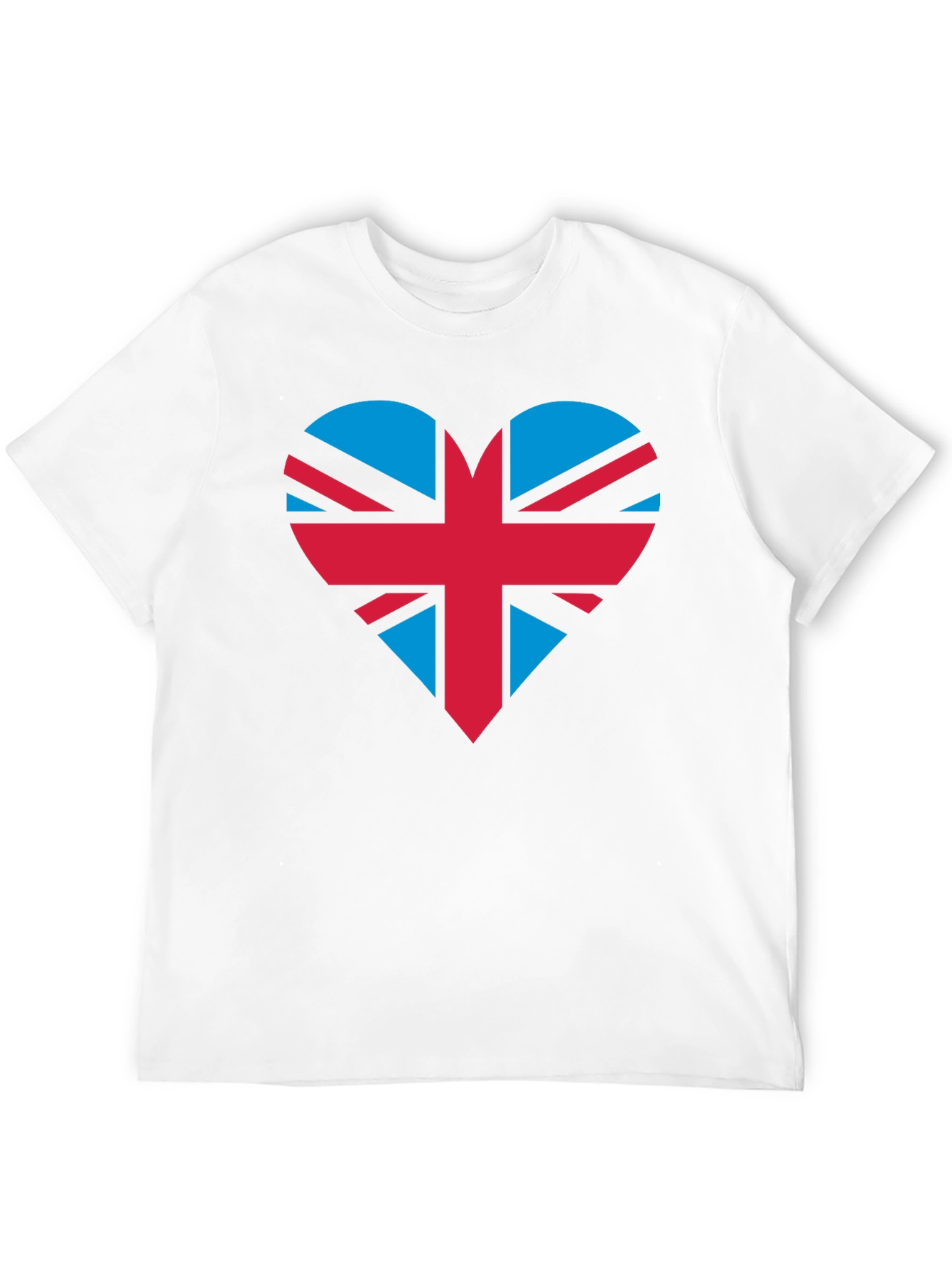 Union Jack Heart Graphic Tee - Black