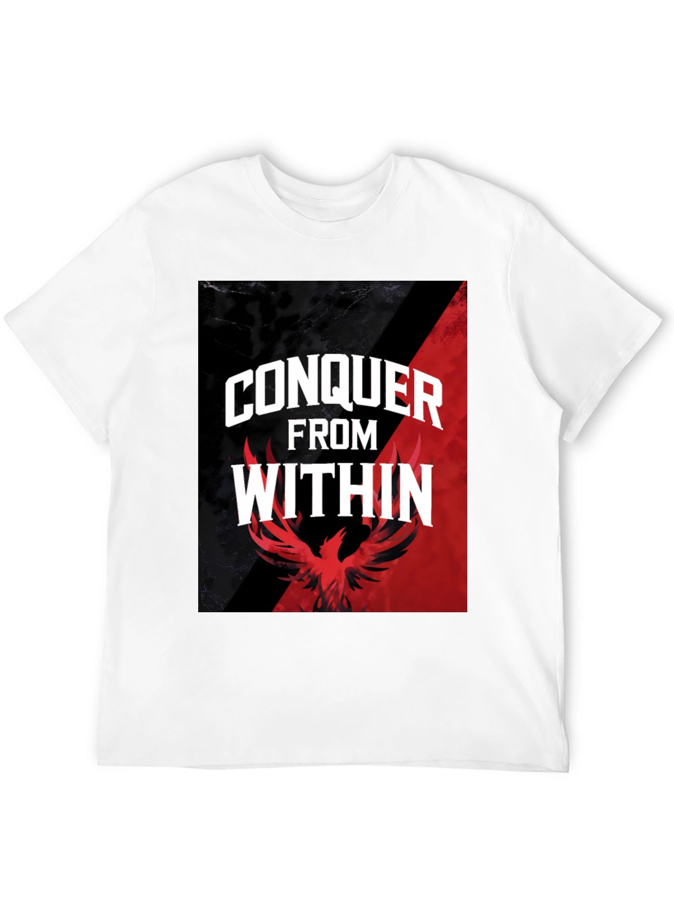 Conquer From Within Graphic Tee - Phoenix Design
