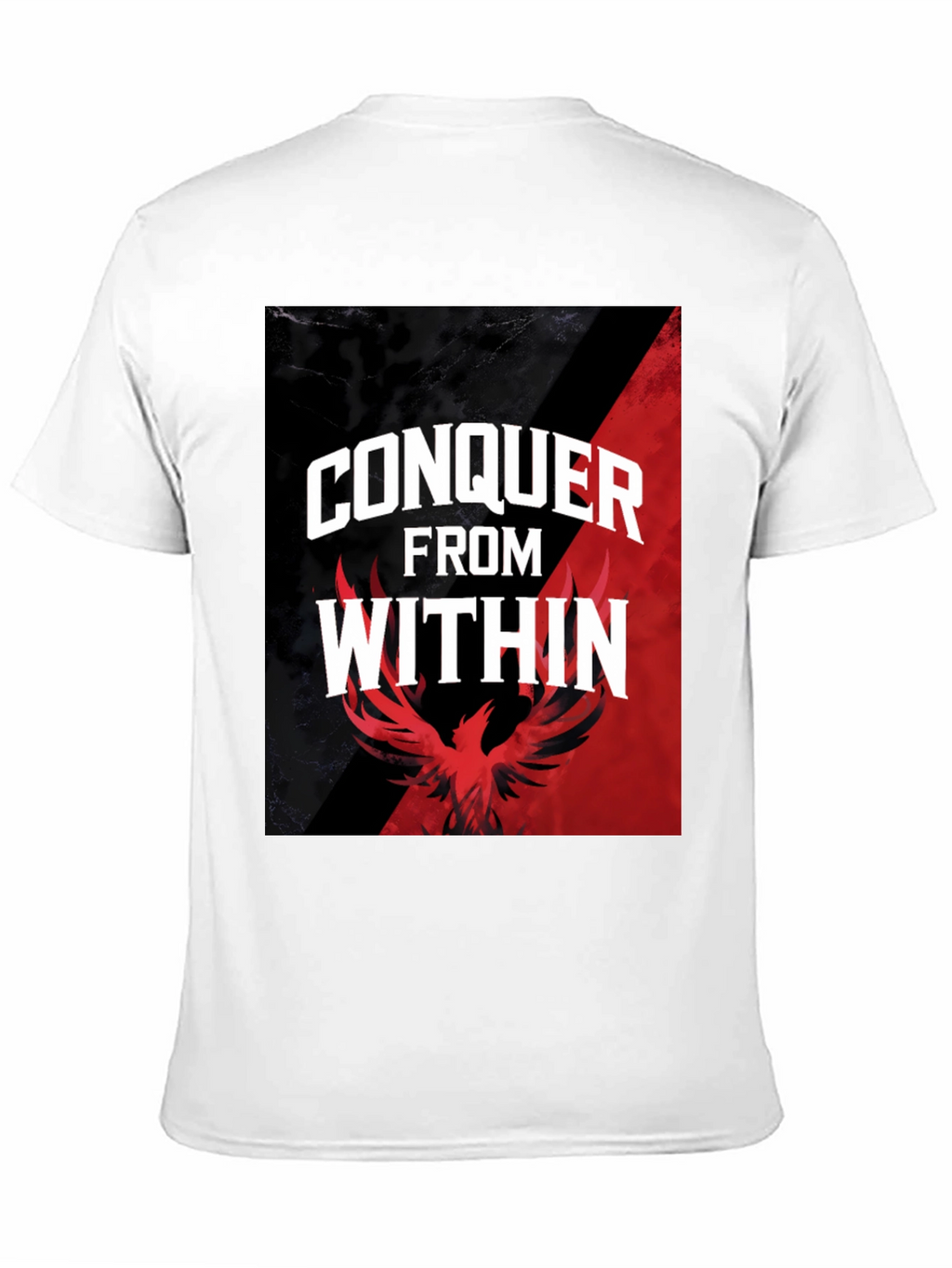 Conquer From Within Graphic Tee - Phoenix Design