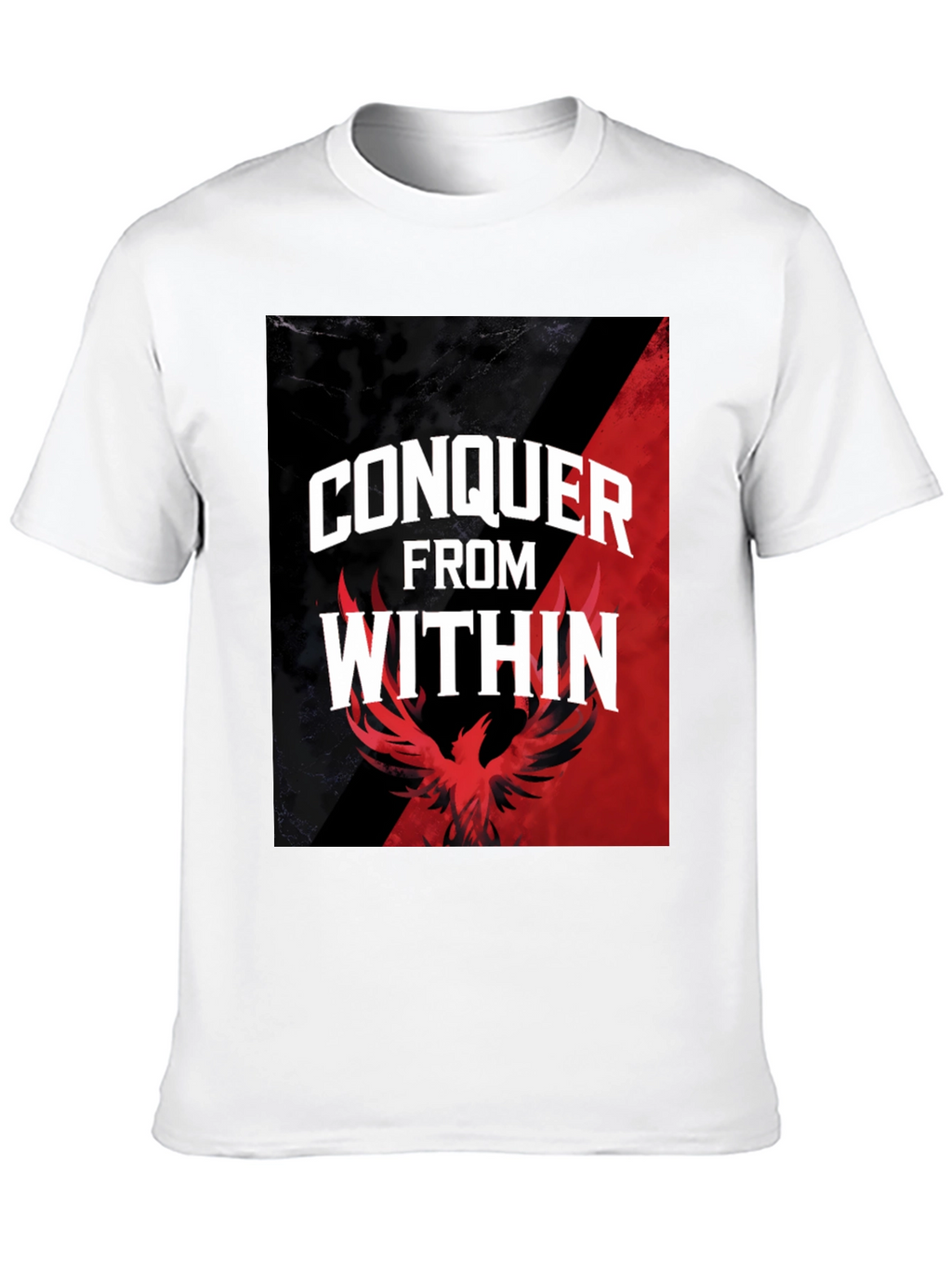 Conquer From Within Graphic Tee - Phoenix Design