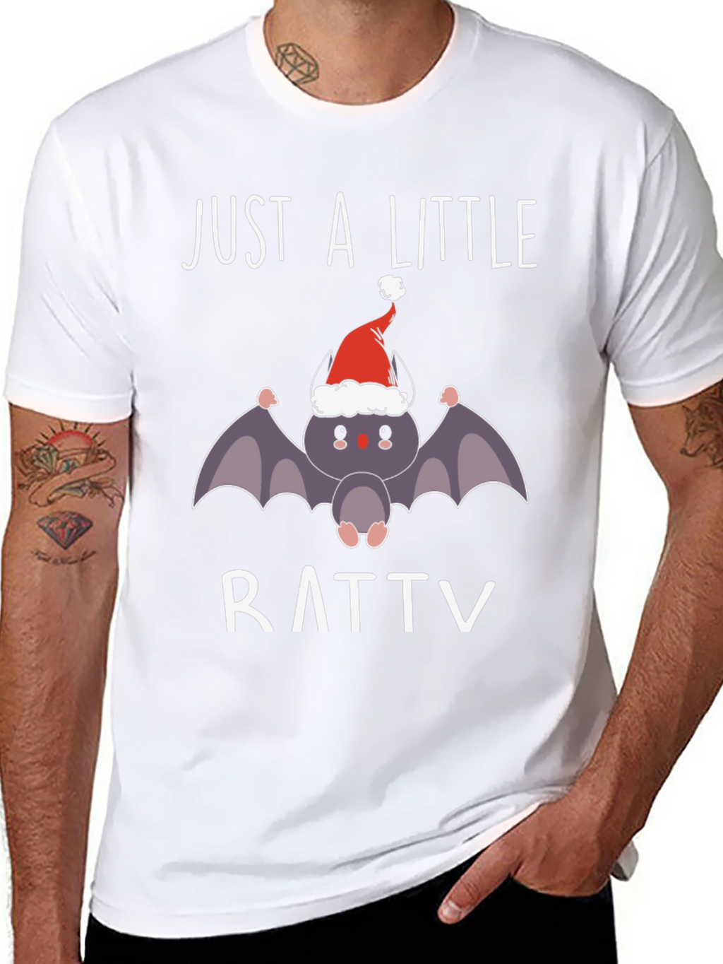 Ratty Bat Christmas T-Shirt