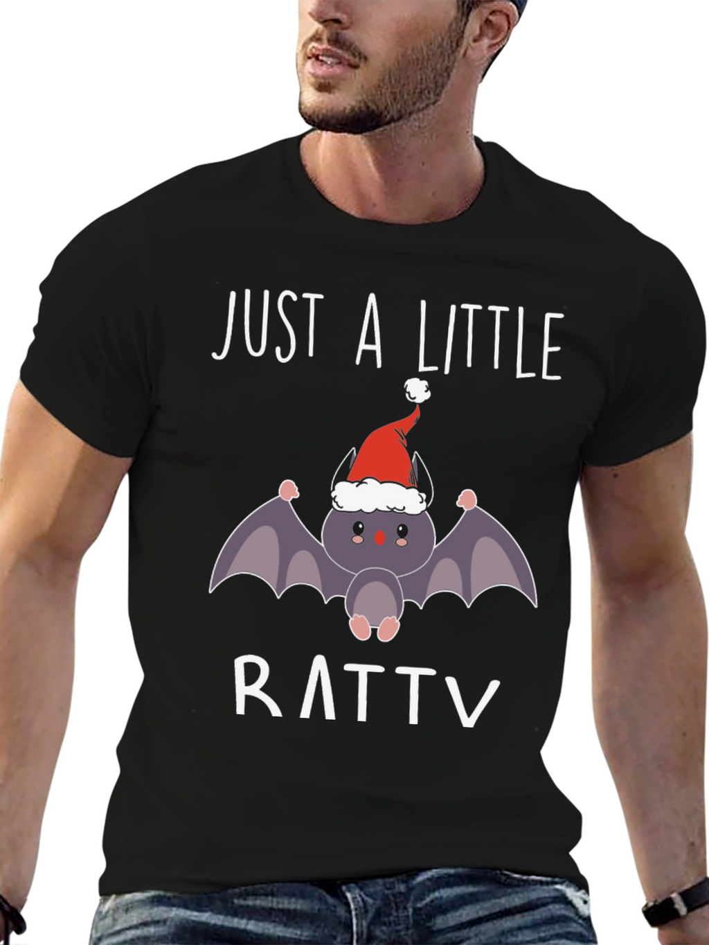 Ratty Bat Christmas T-Shirt