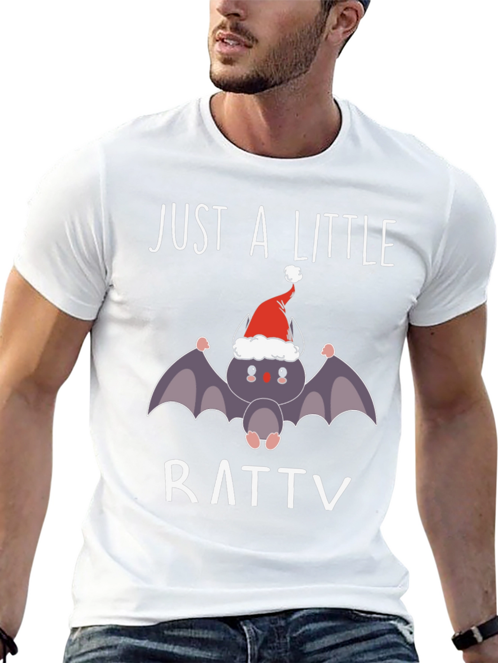 Ratty Bat Christmas T-Shirt
