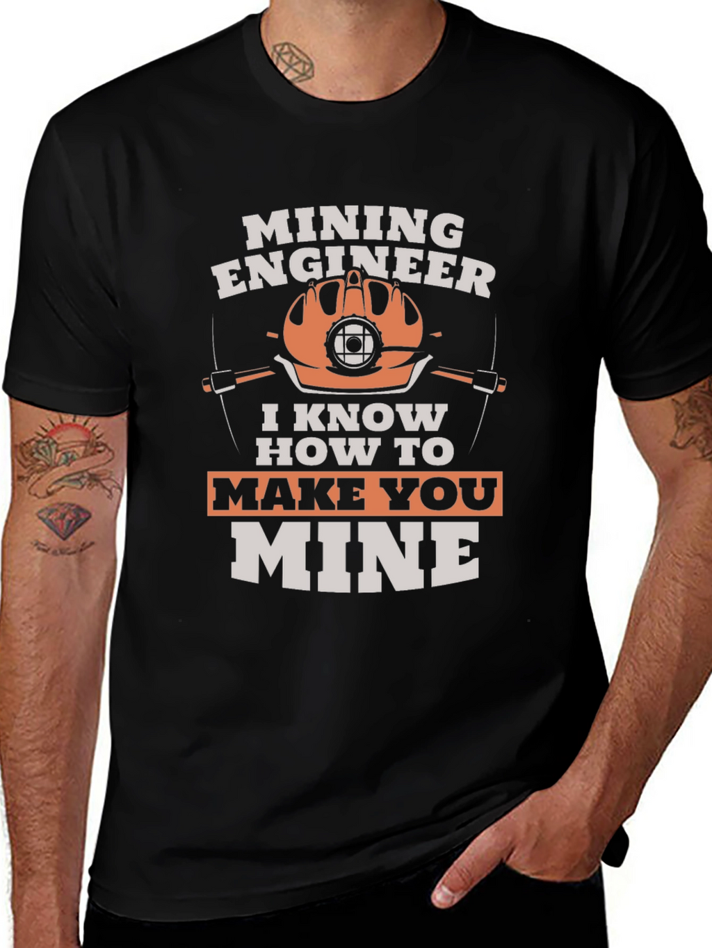 Mining Engineer T-Shirt - Make You Mine Funny Tee