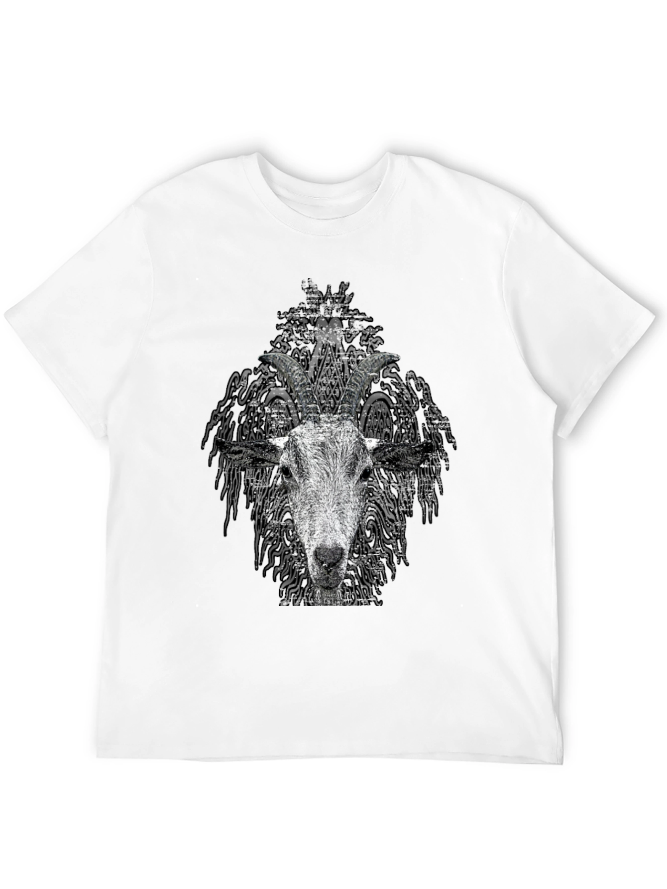 Goat Head Graphic Tee - Unisex Black T-Shirt