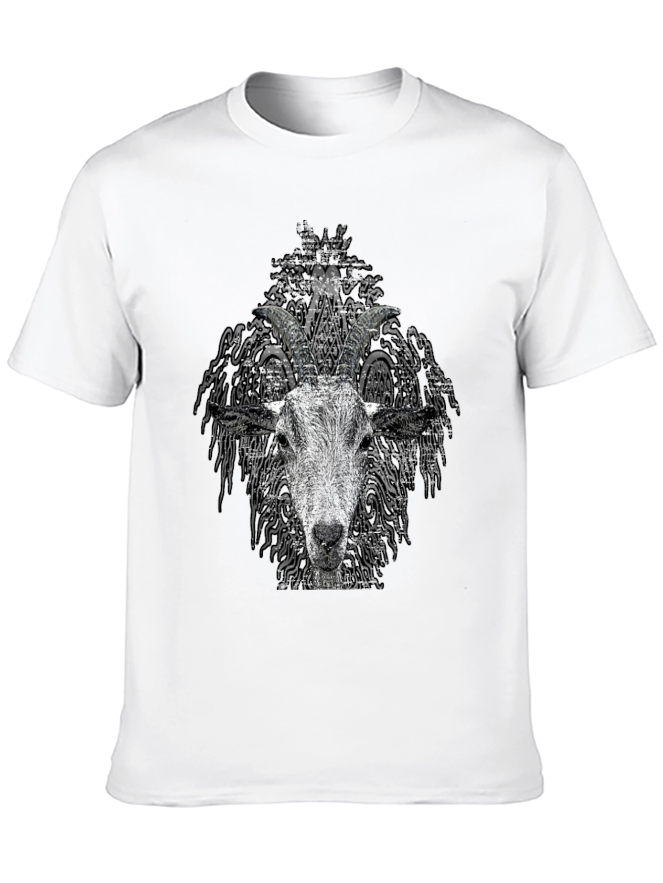 Goat Head Graphic Tee - Unisex Black T-Shirt