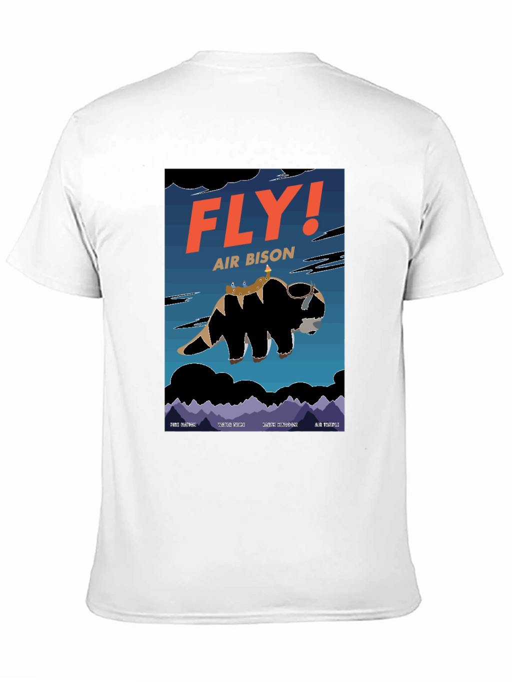Fly! Air Bison T-Shirt - Avatar Inspired Design