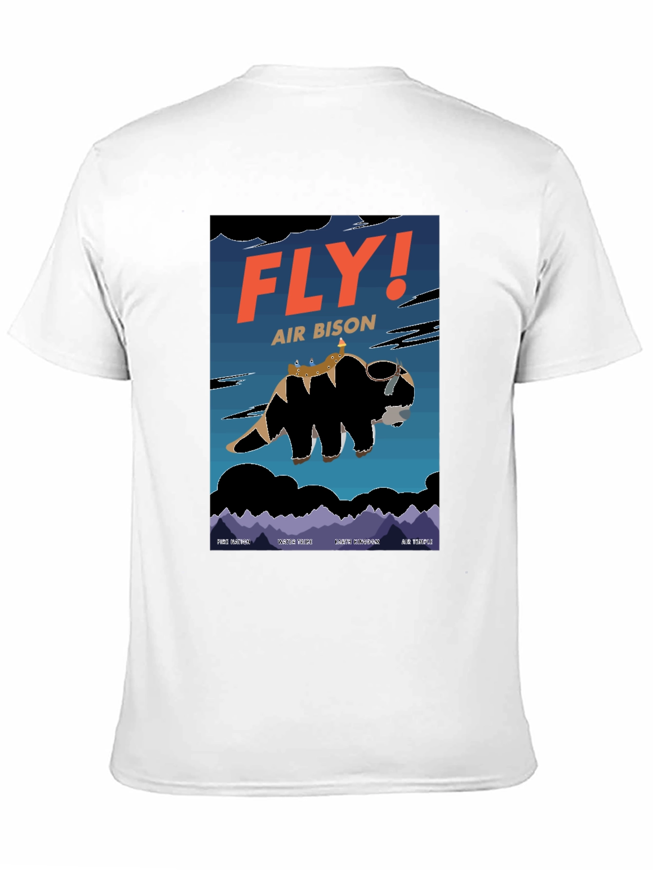 Fly! Air Bison T-Shirt - Avatar Inspired Design