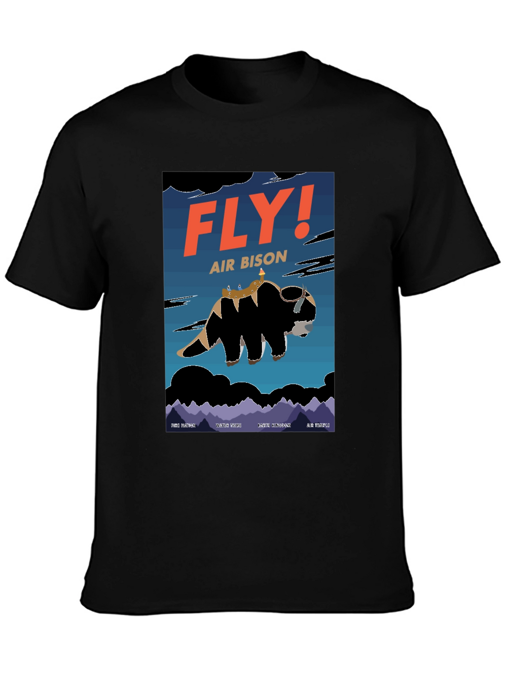 Fly! Air Bison T-Shirt - Avatar Inspired Design