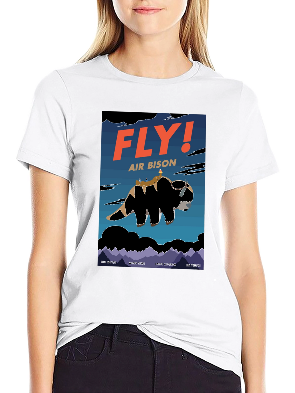 Fly! Air Bison T-Shirt - Avatar Inspired Design