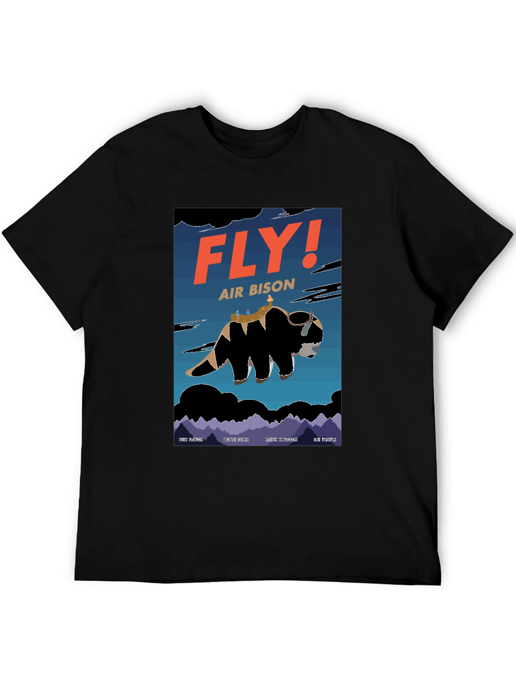 Fly! Air Bison T-Shirt - Avatar Inspired Design