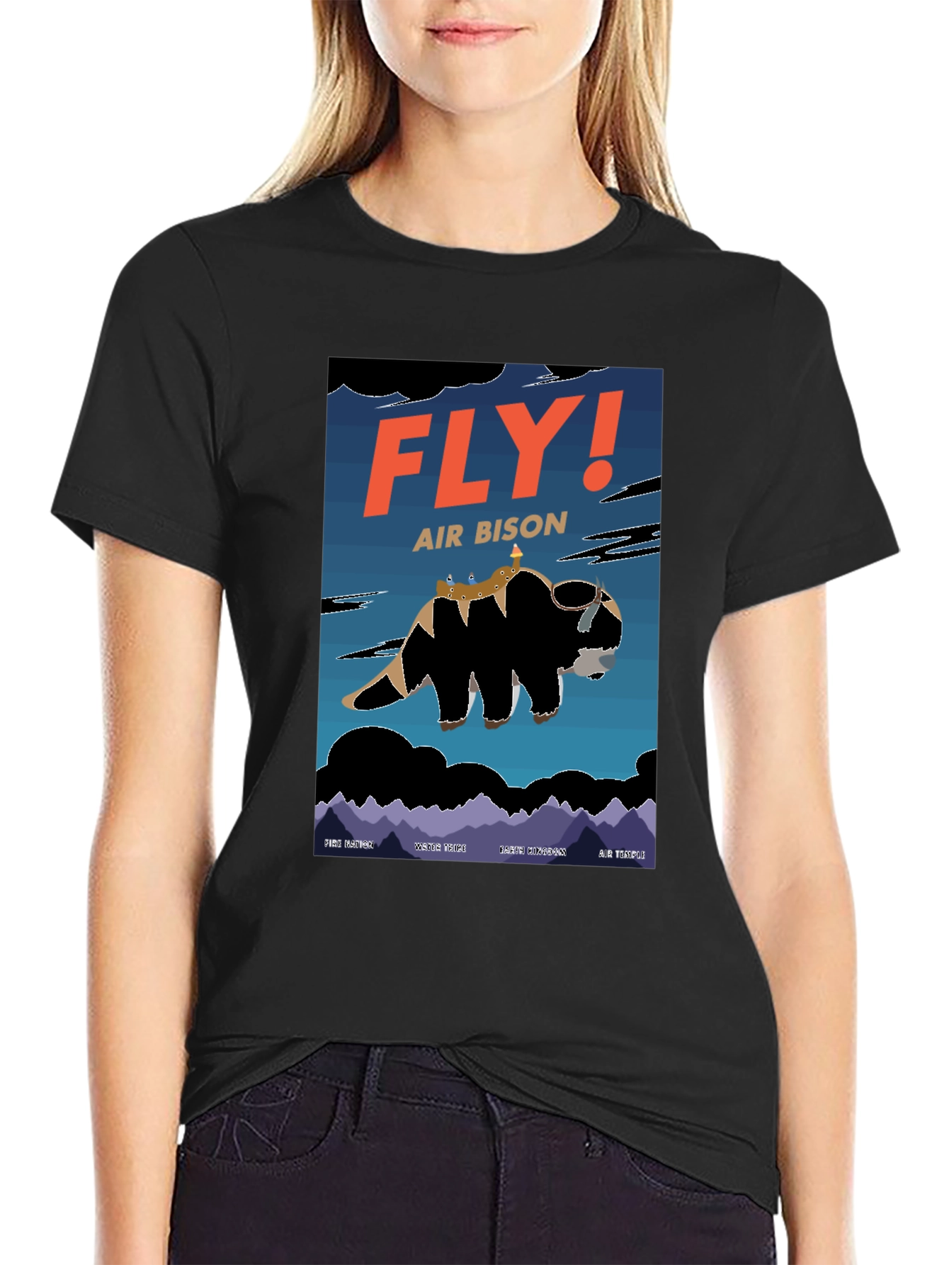 Fly! Air Bison T-Shirt - Avatar Inspired Design