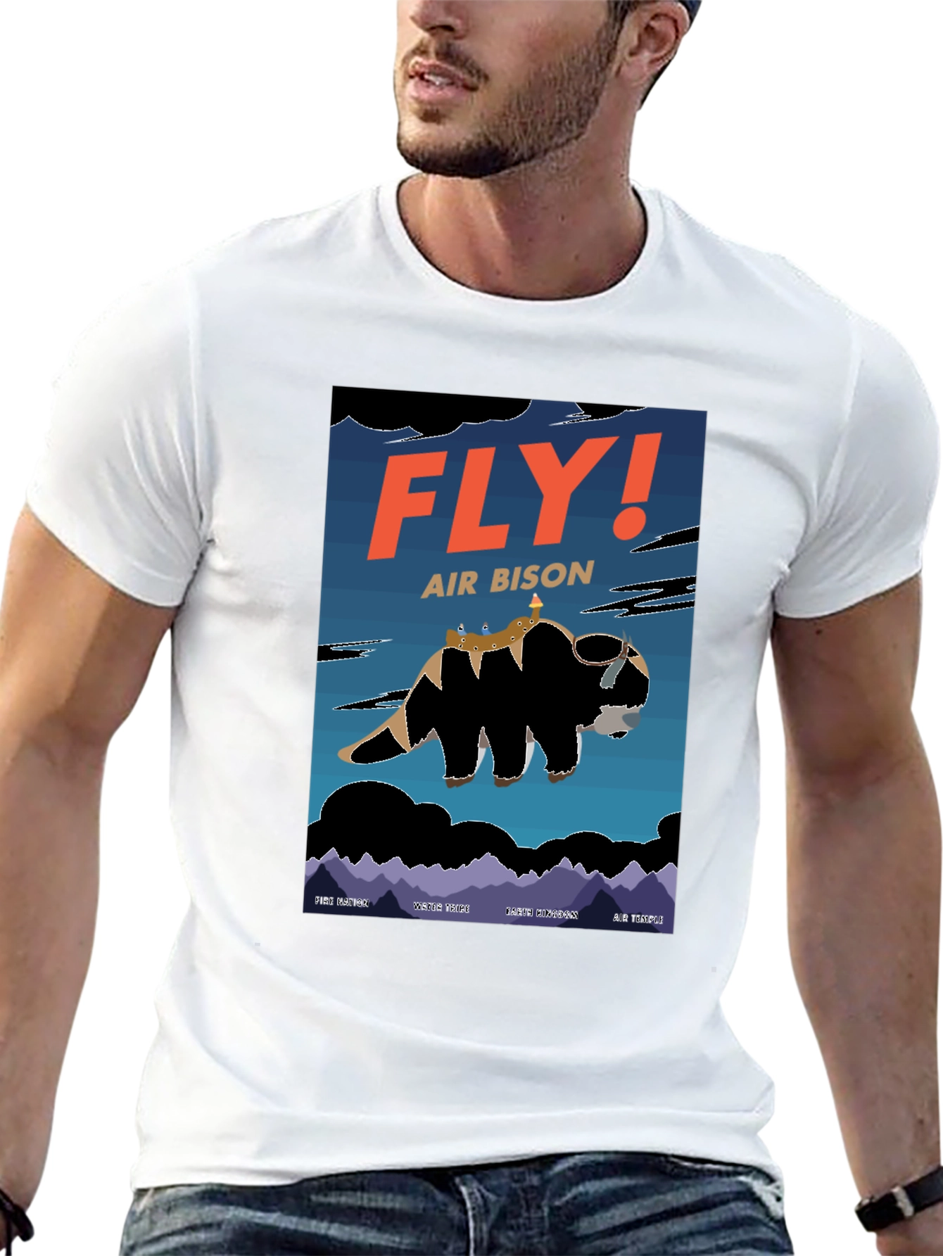 Fly! Air Bison T-Shirt - Avatar Inspired Design