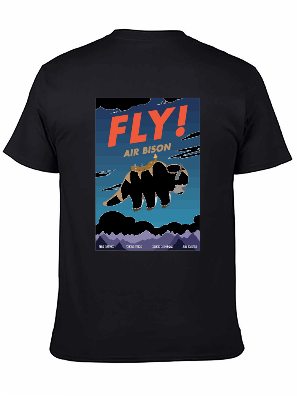 Fly! Air Bison T-Shirt - Avatar Inspired Design