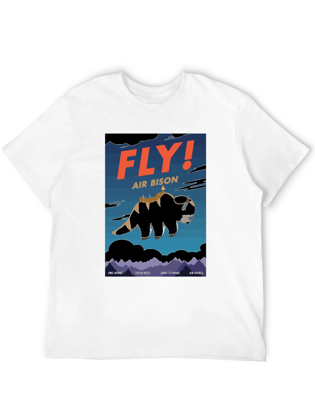 Fly! Air Bison T-Shirt - Avatar Inspired Design