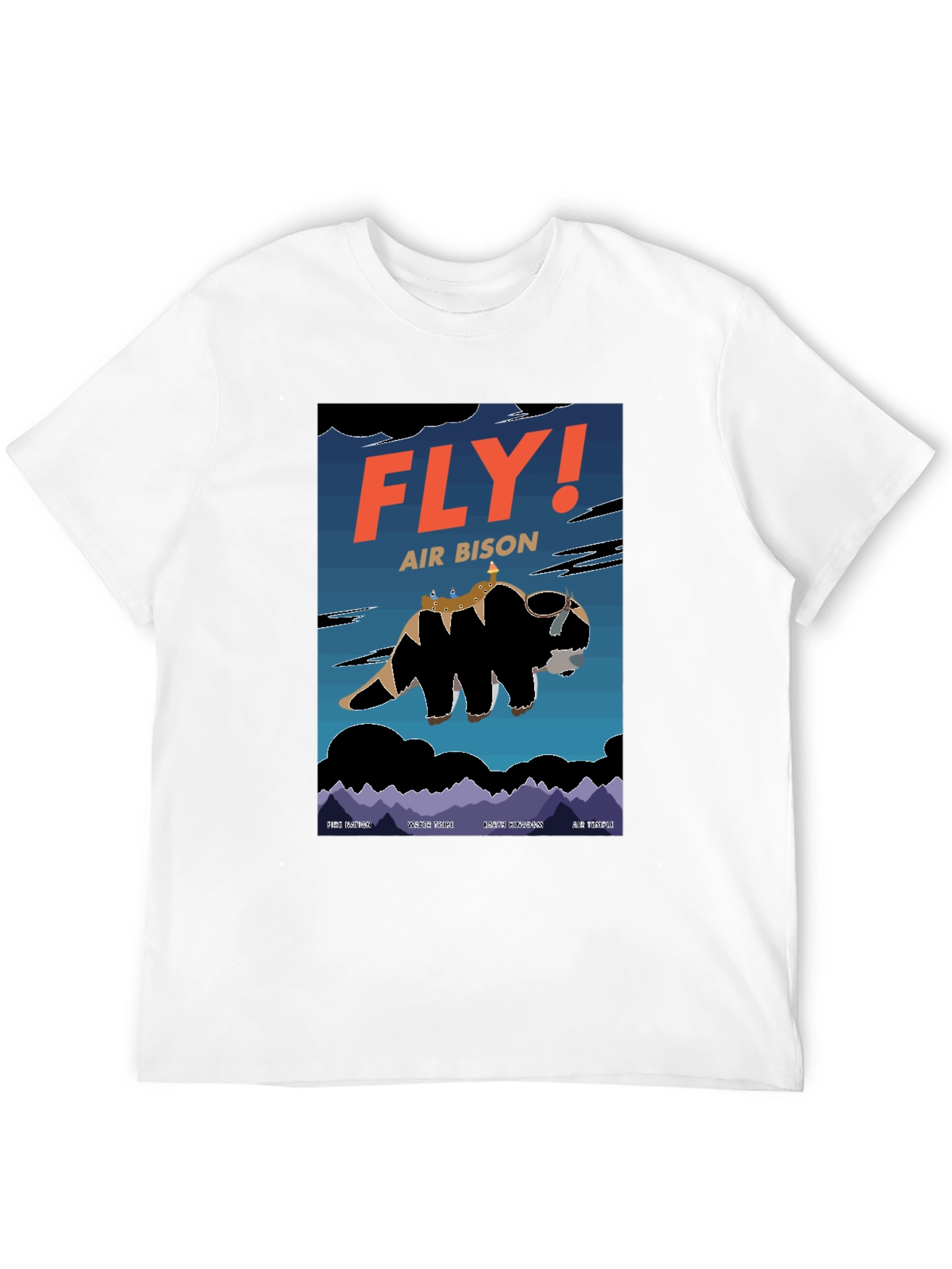 Fly! Air Bison T-Shirt - Avatar Inspired Design