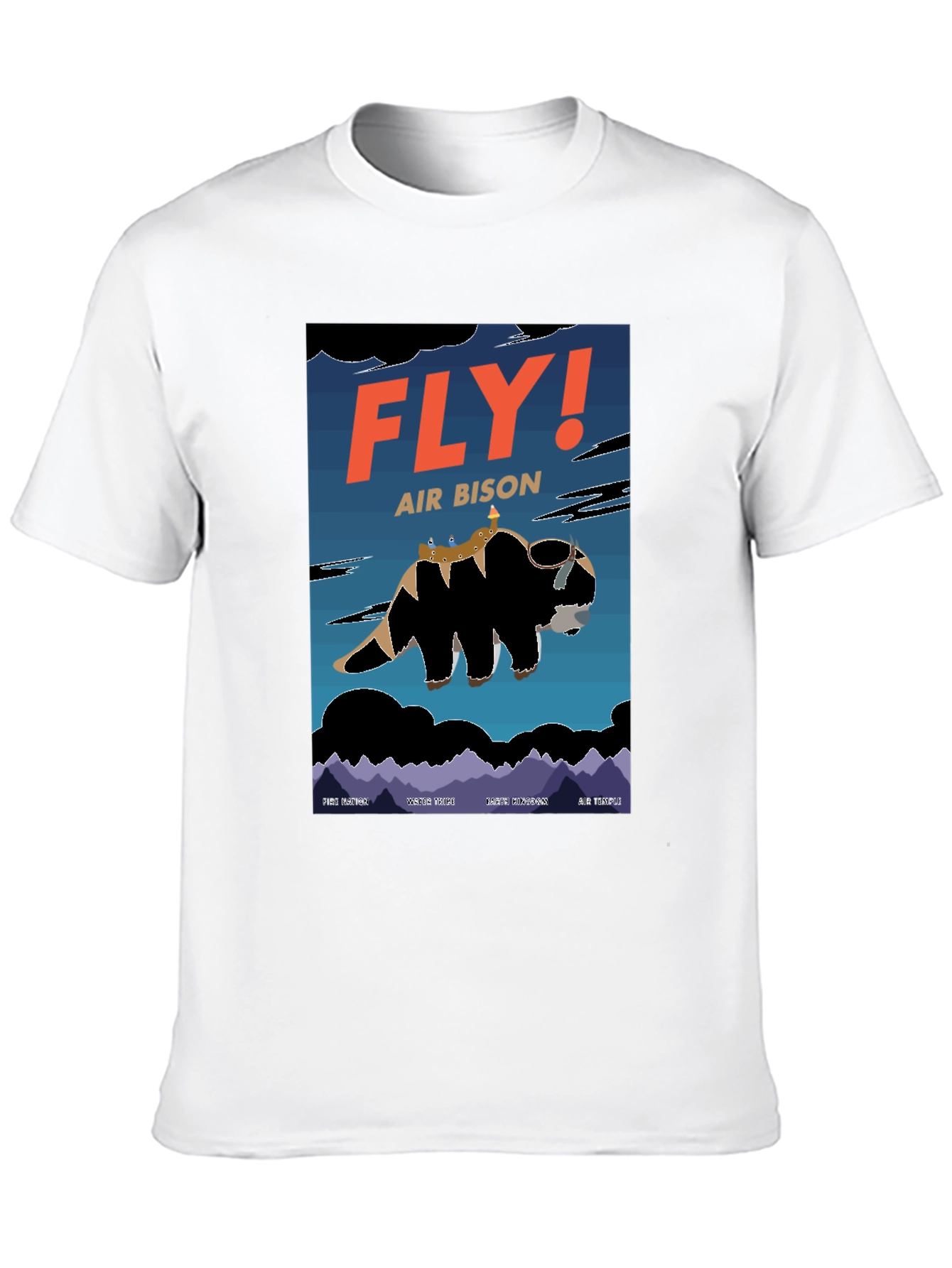 Fly! Air Bison T-Shirt - Avatar Inspired Design