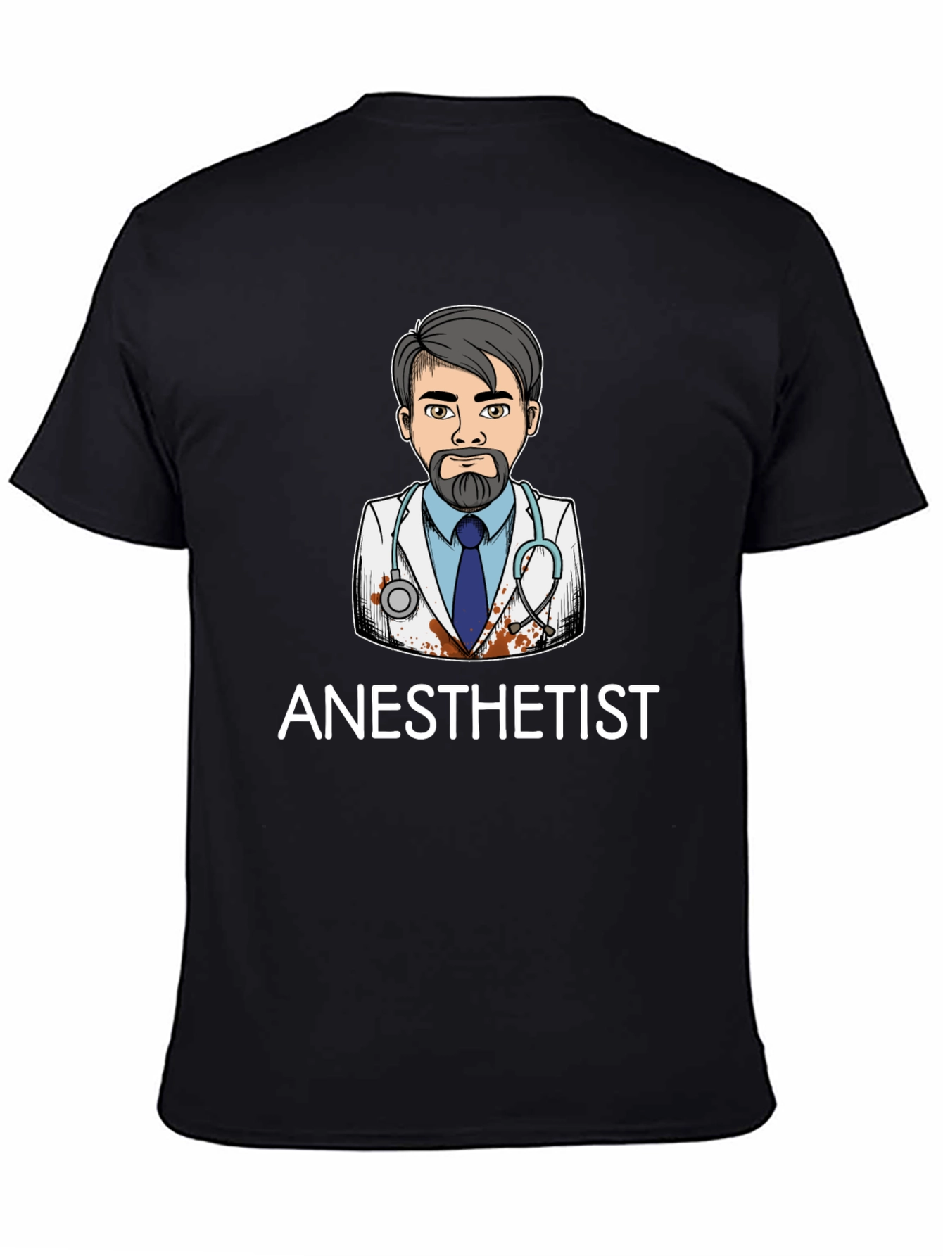 Anesthetist Cartoon T-Shirt - Funny Doctor Tee