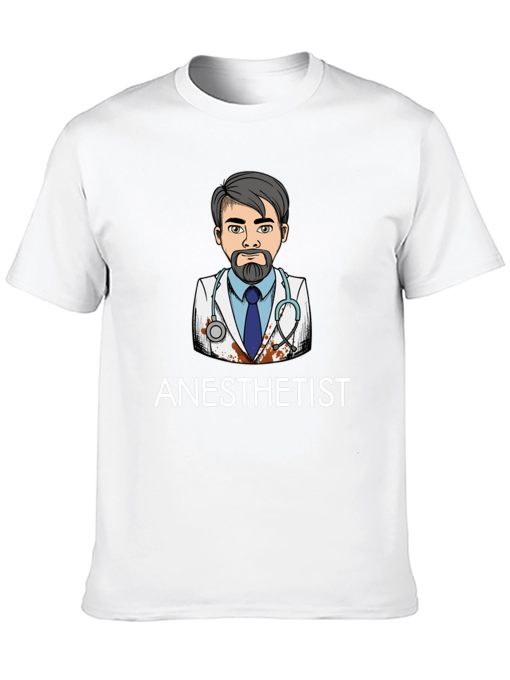 Anesthetist Cartoon T-Shirt - Funny Doctor Tee