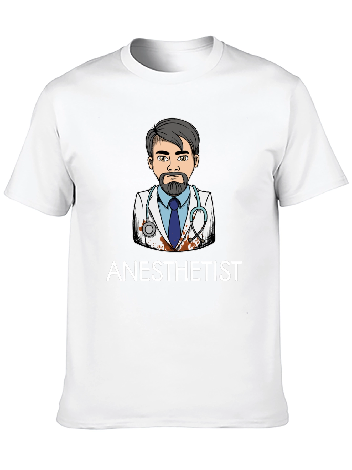 Anesthetist Cartoon T-Shirt - Funny Doctor Tee