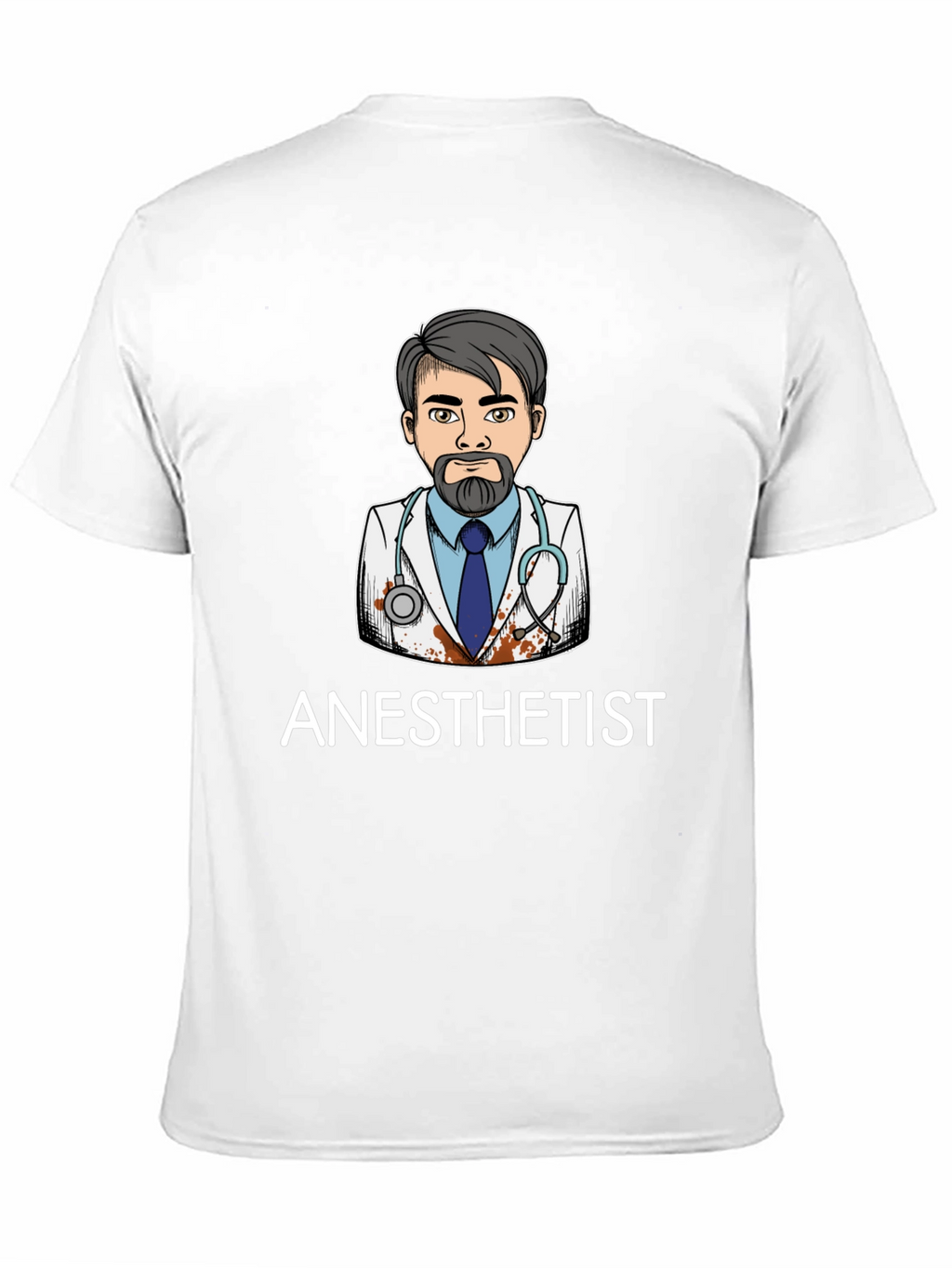 Anesthetist Cartoon T-Shirt - Funny Doctor Tee