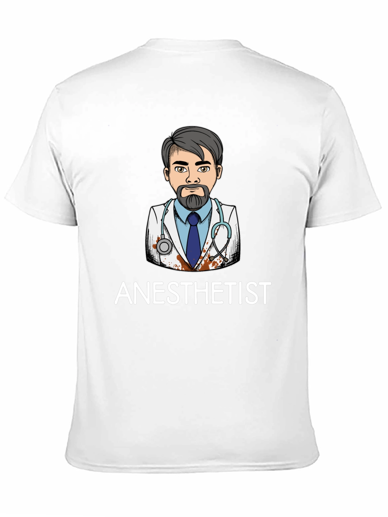 Anesthetist Cartoon T-Shirt - Funny Doctor Tee