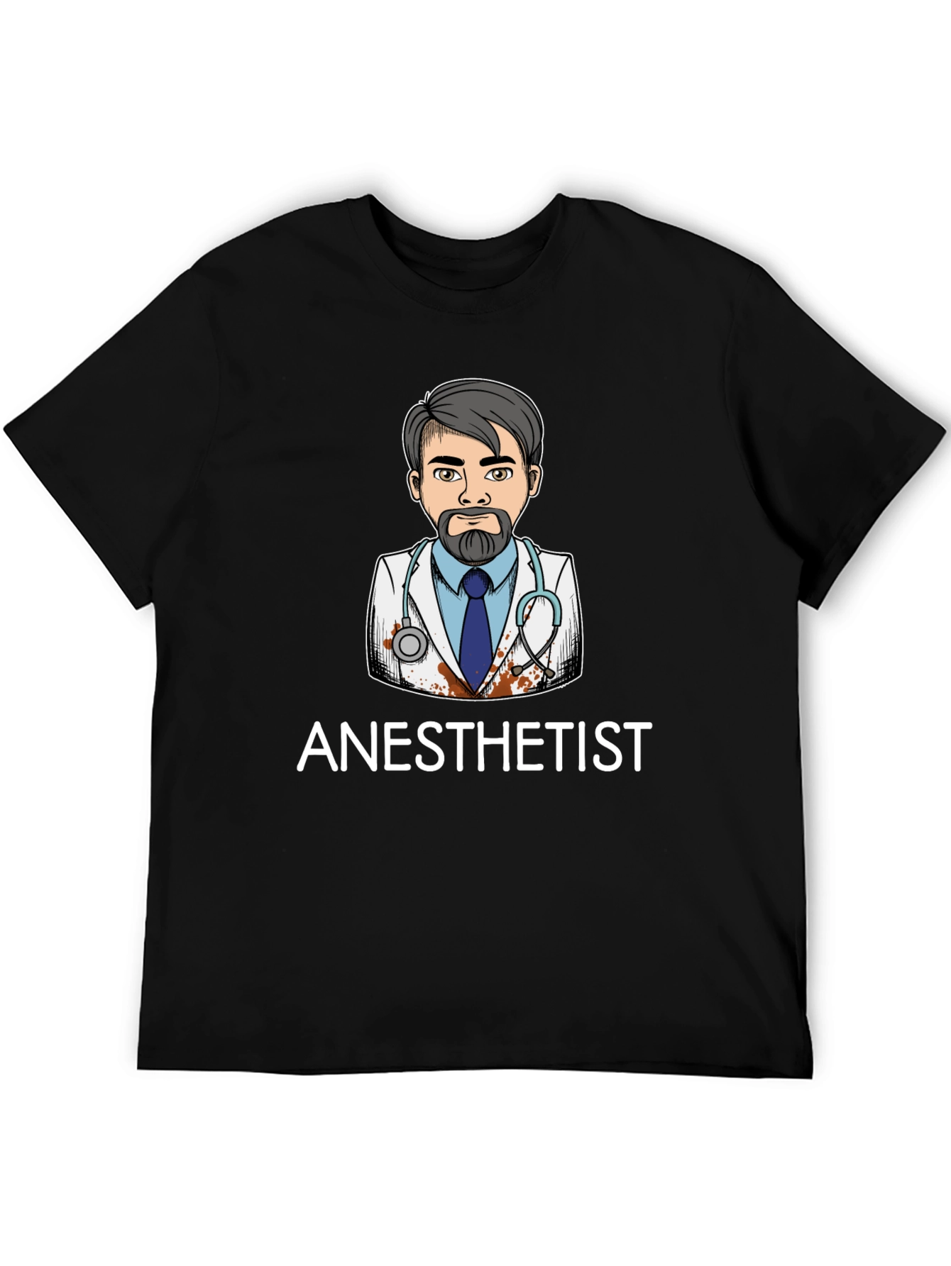 Anesthetist Cartoon T-Shirt - Funny Doctor Tee