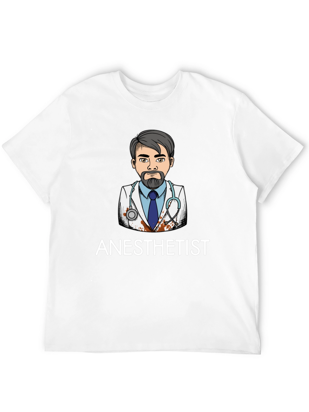 Anesthetist Cartoon T-Shirt - Funny Doctor Tee