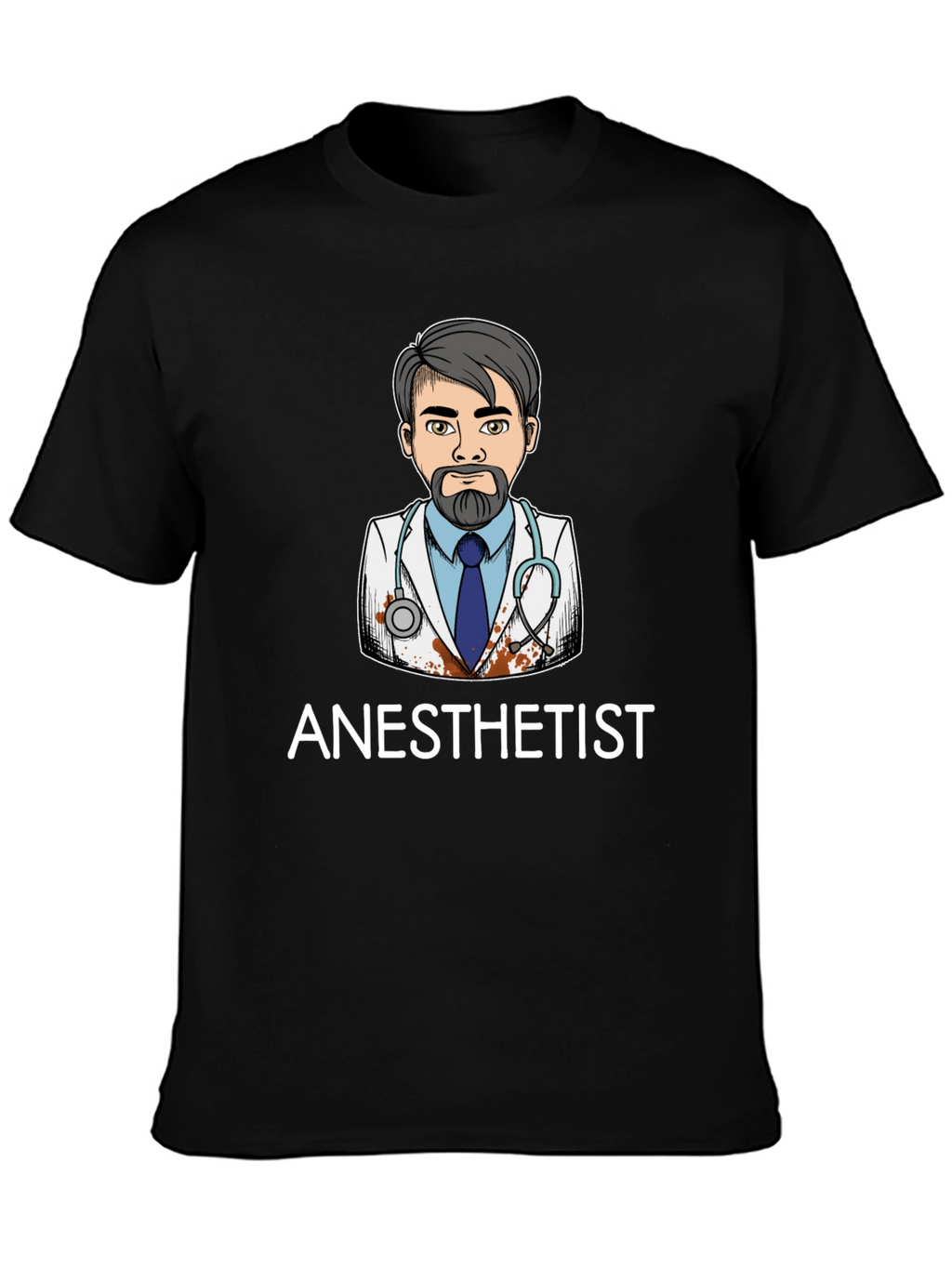 Anesthetist Cartoon T-Shirt - Funny Doctor Tee