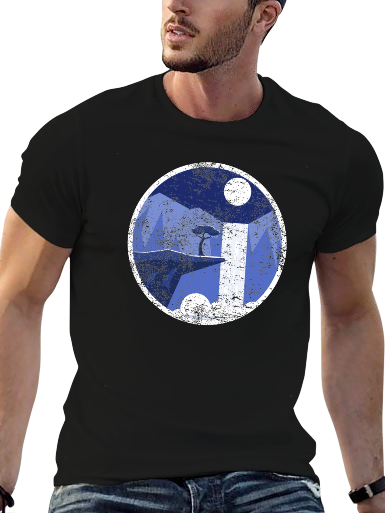 Yin Yang Landscape Graphic Tee