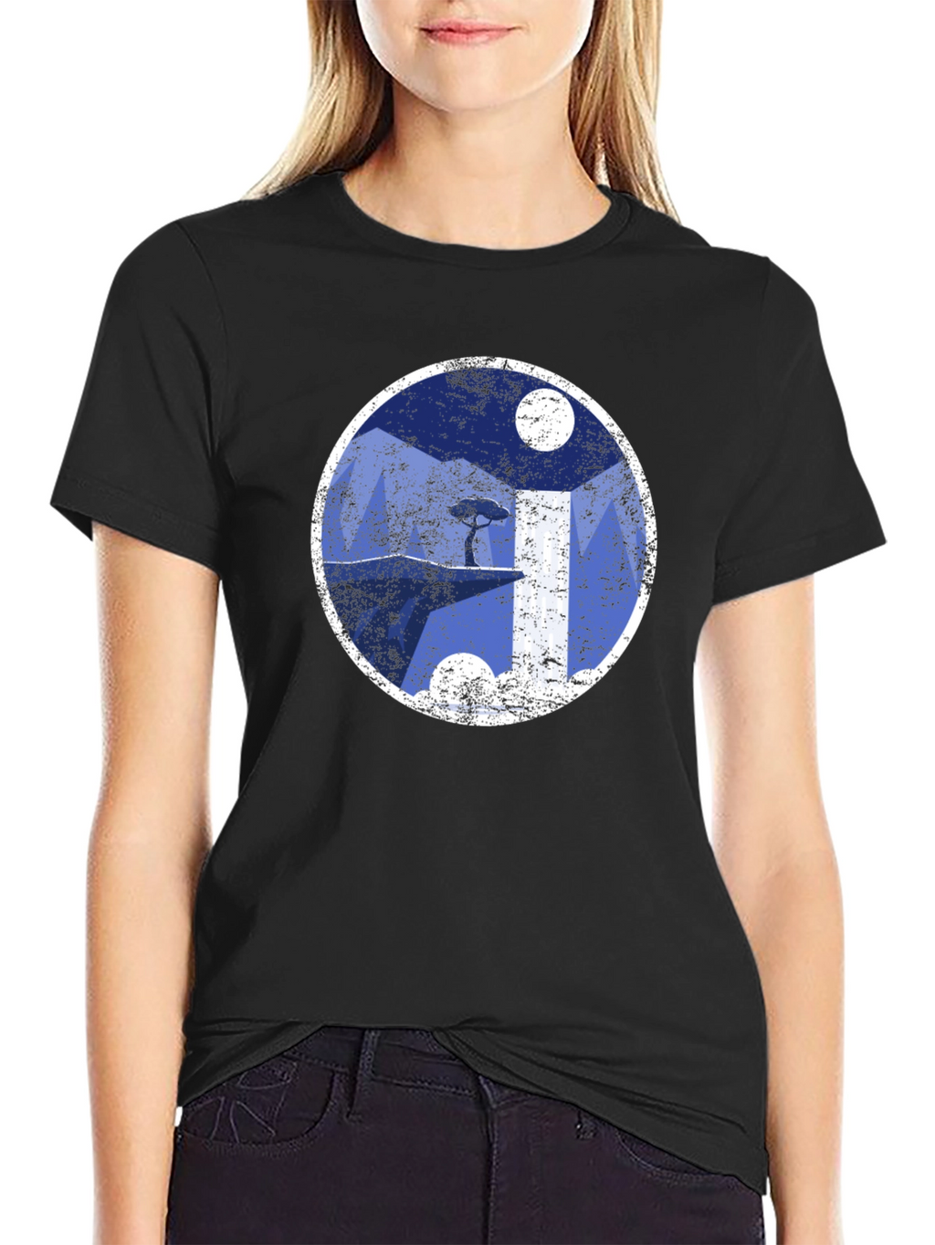 Yin Yang Landscape Graphic Tee