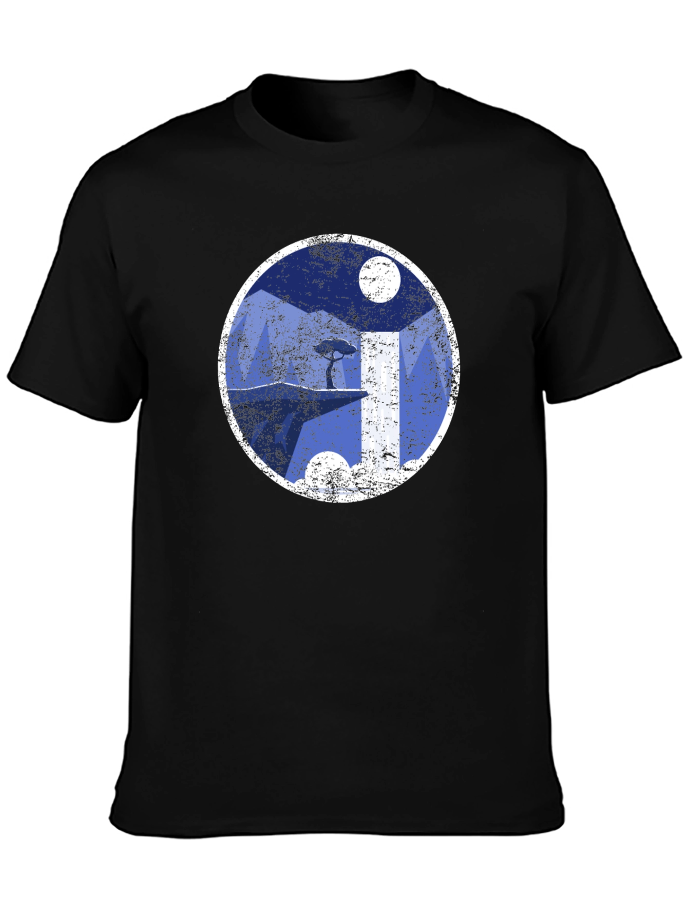 Yin Yang Landscape Graphic Tee