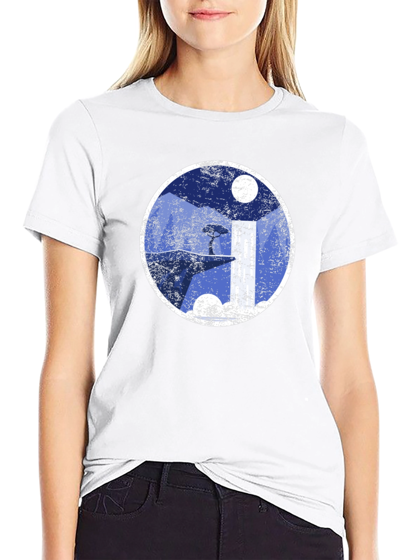 Yin Yang Landscape Graphic Tee