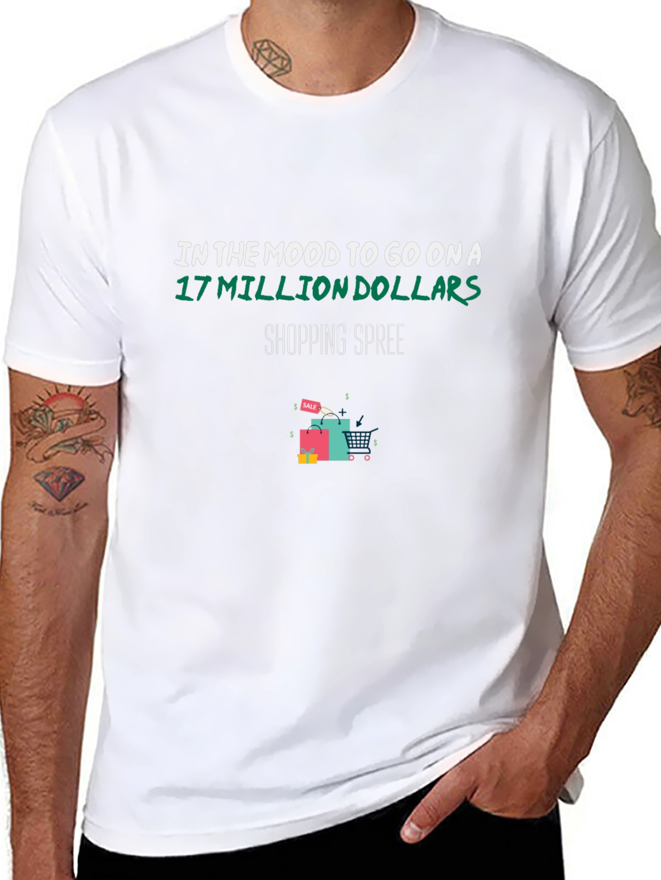 Shopping Spree T-Shirt: 17 Million Dollars