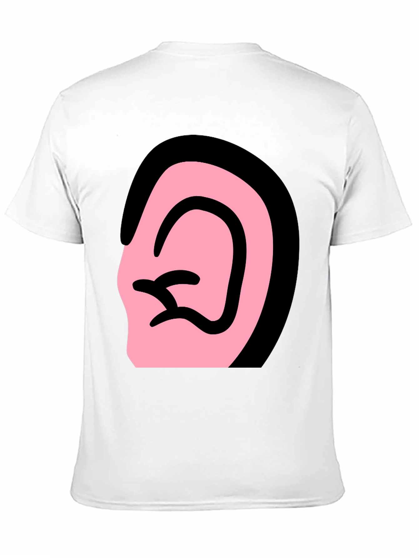 Ear Graphic Black T-Shirt