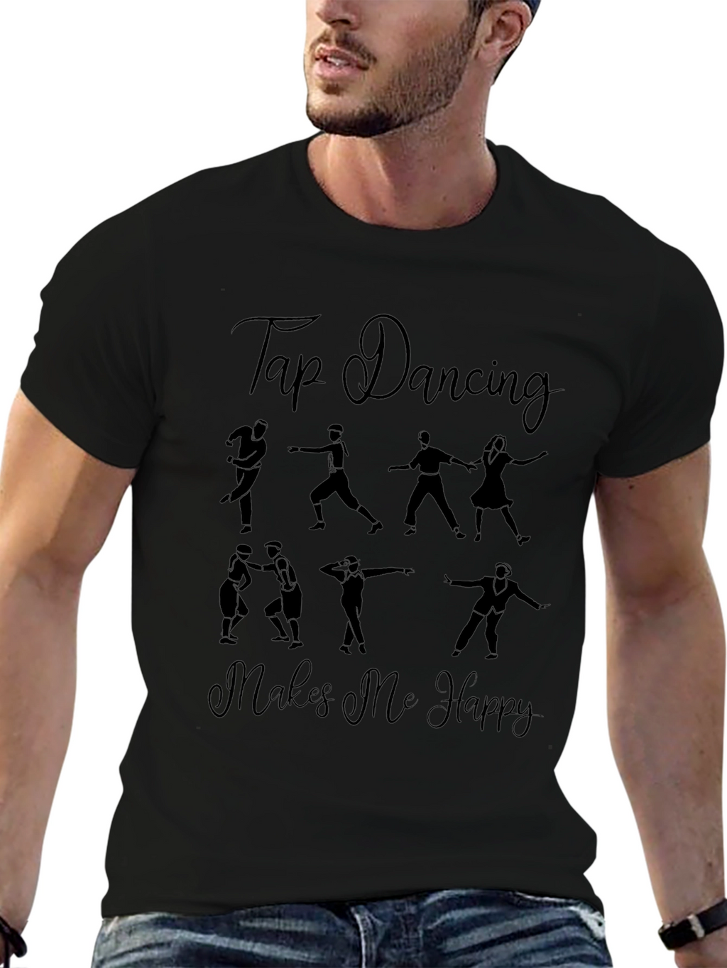 Tap Dancing Makes Me Happy Graphic Tee