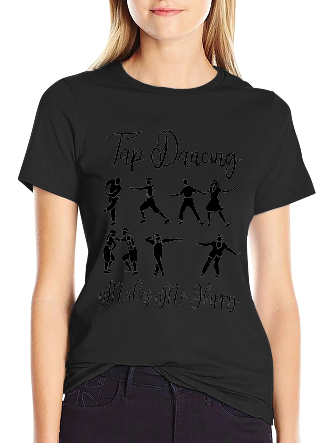 Tap Dancing Makes Me Happy Graphic Tee