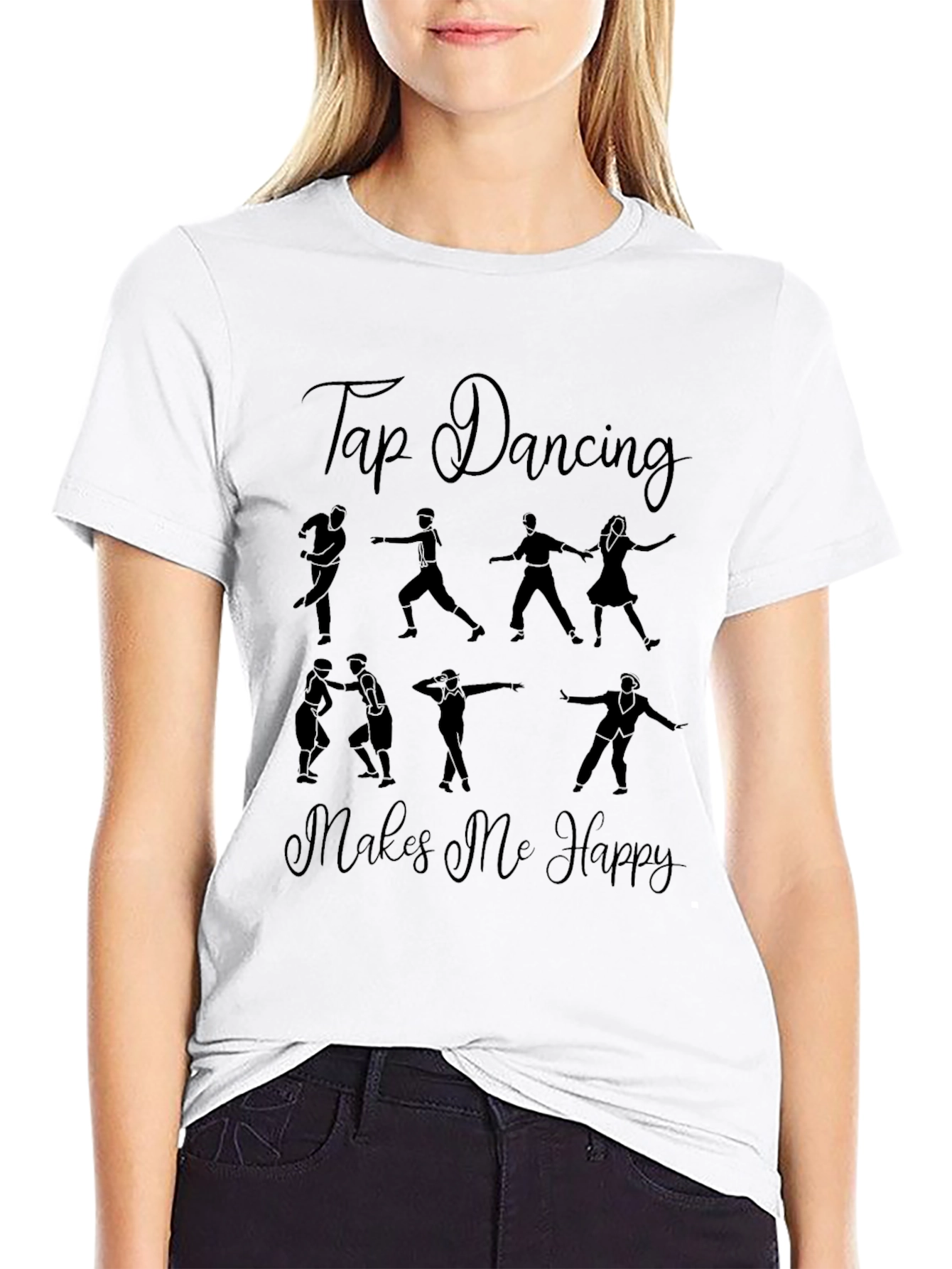 Tap Dancing Makes Me Happy Graphic Tee