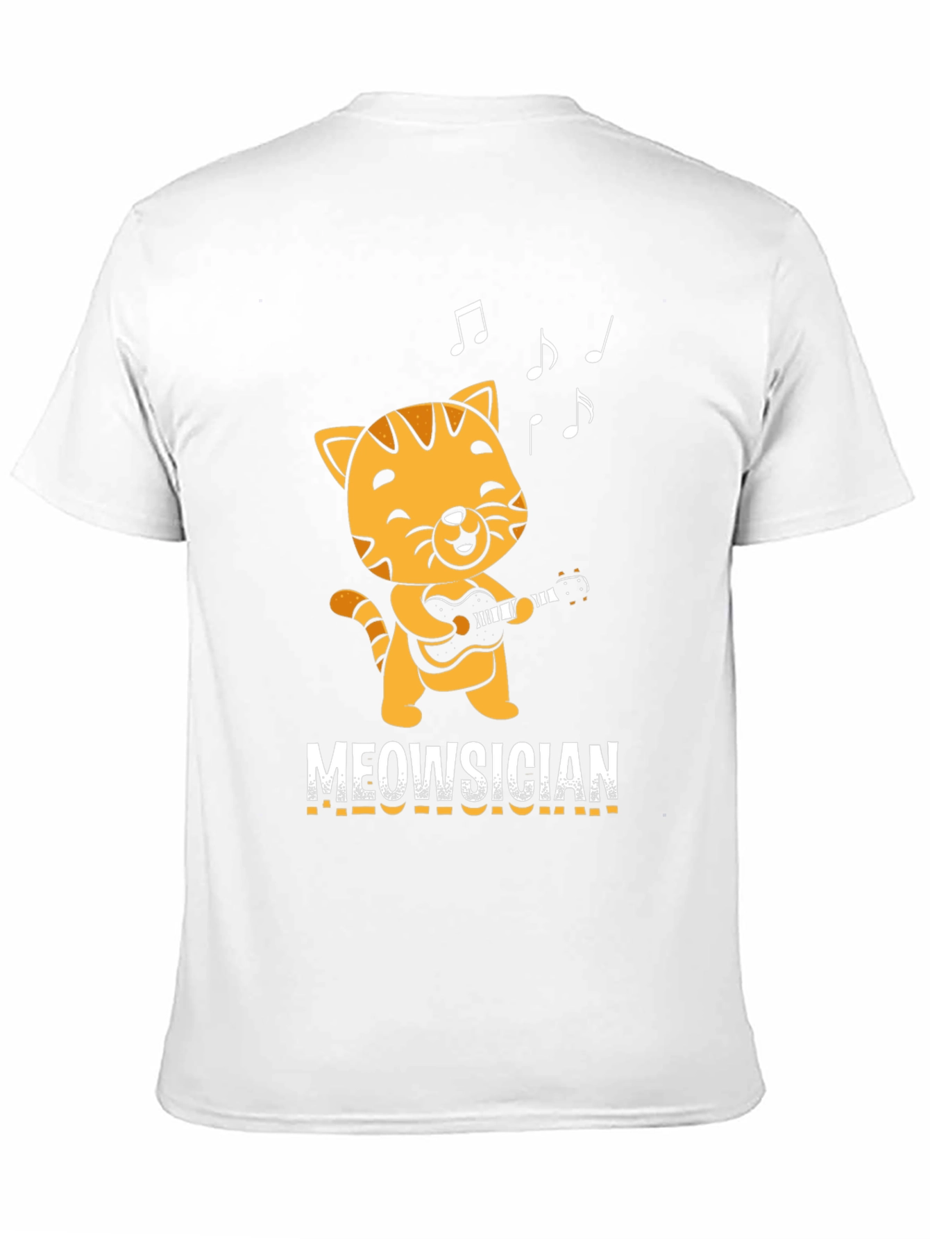 Meowsician T-Shirt - Cat Playing Guitar!