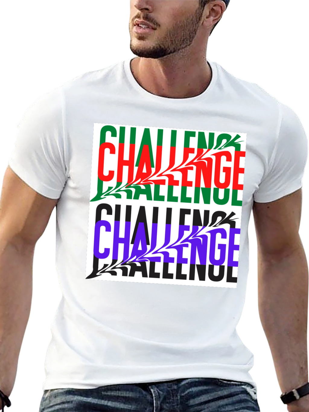 Challenge Graphic T-Shirt - Bold & Unique Design
