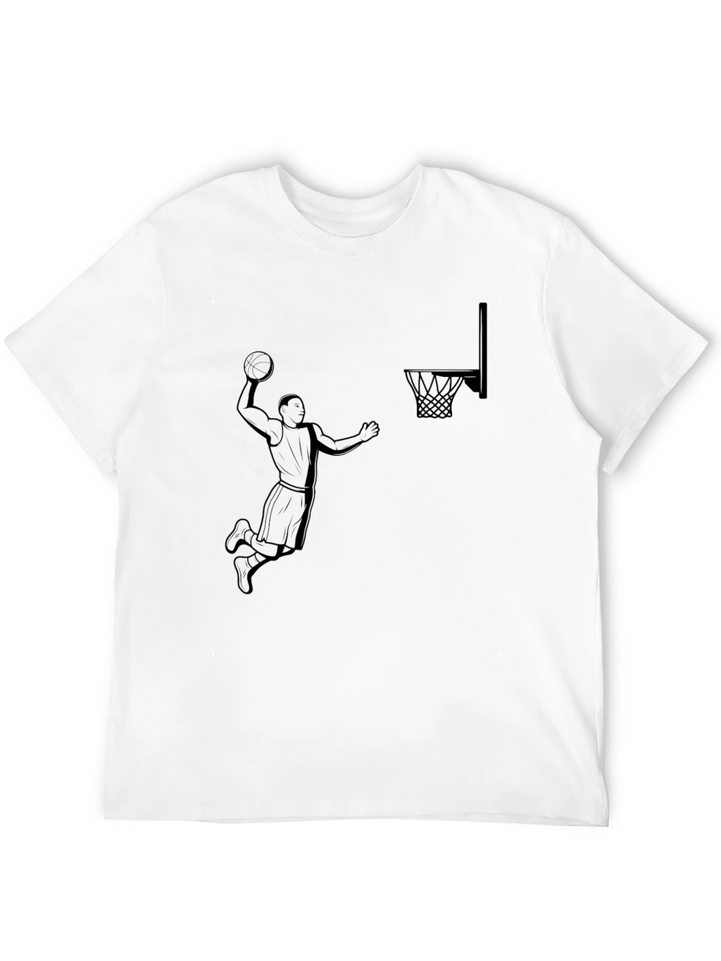 Basketball Dunk Graphic T-Shirt - Stylish Cotton Tee