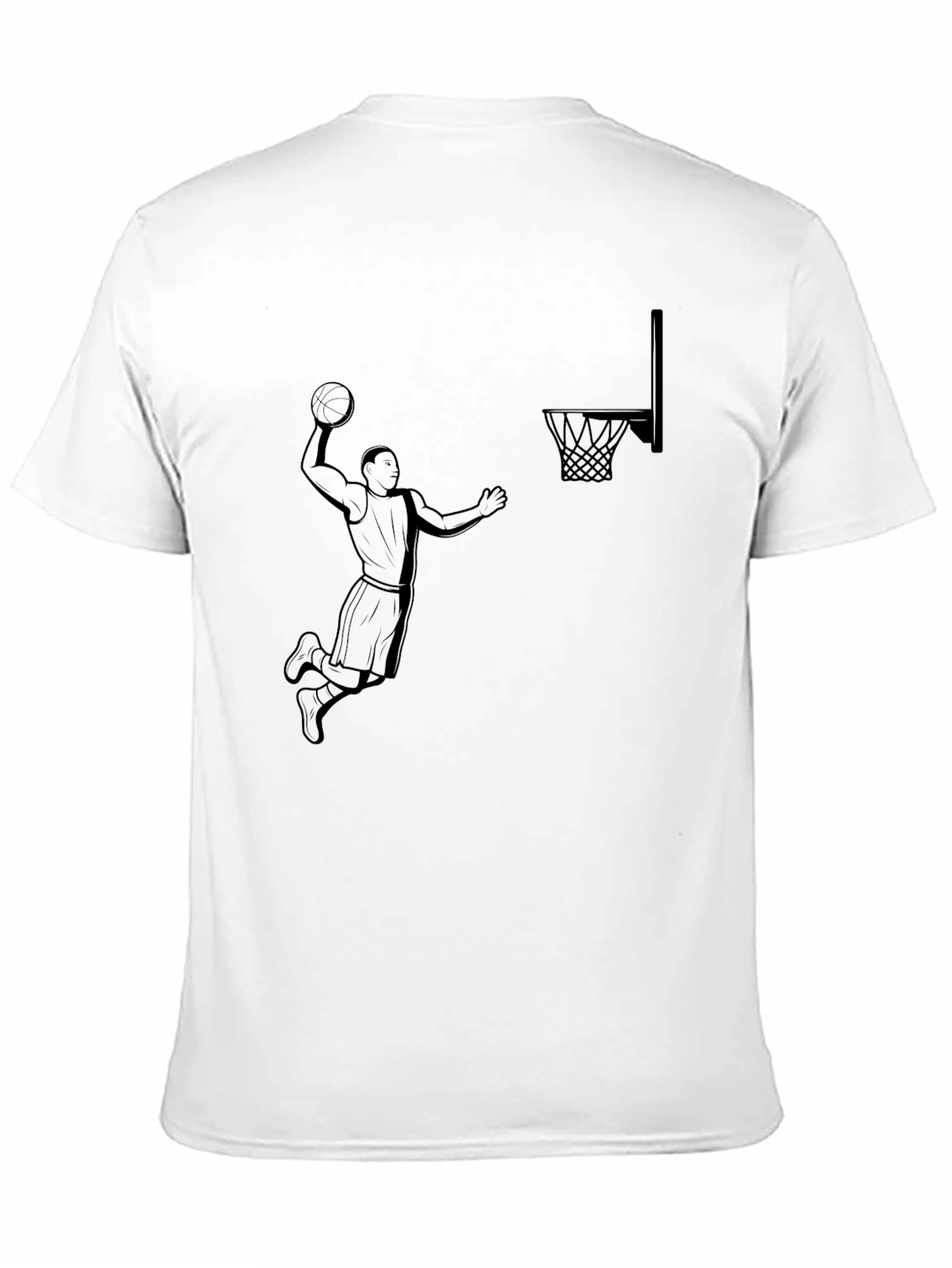 Basketball Dunk Graphic T-Shirt - Stylish Cotton Tee
