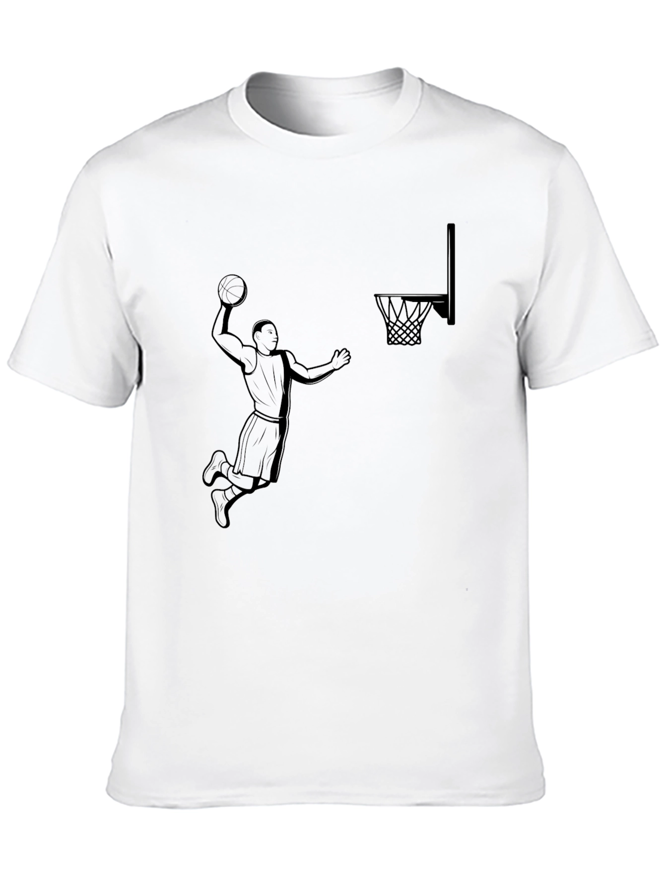 Basketball Dunk Graphic T-Shirt - Stylish Cotton Tee