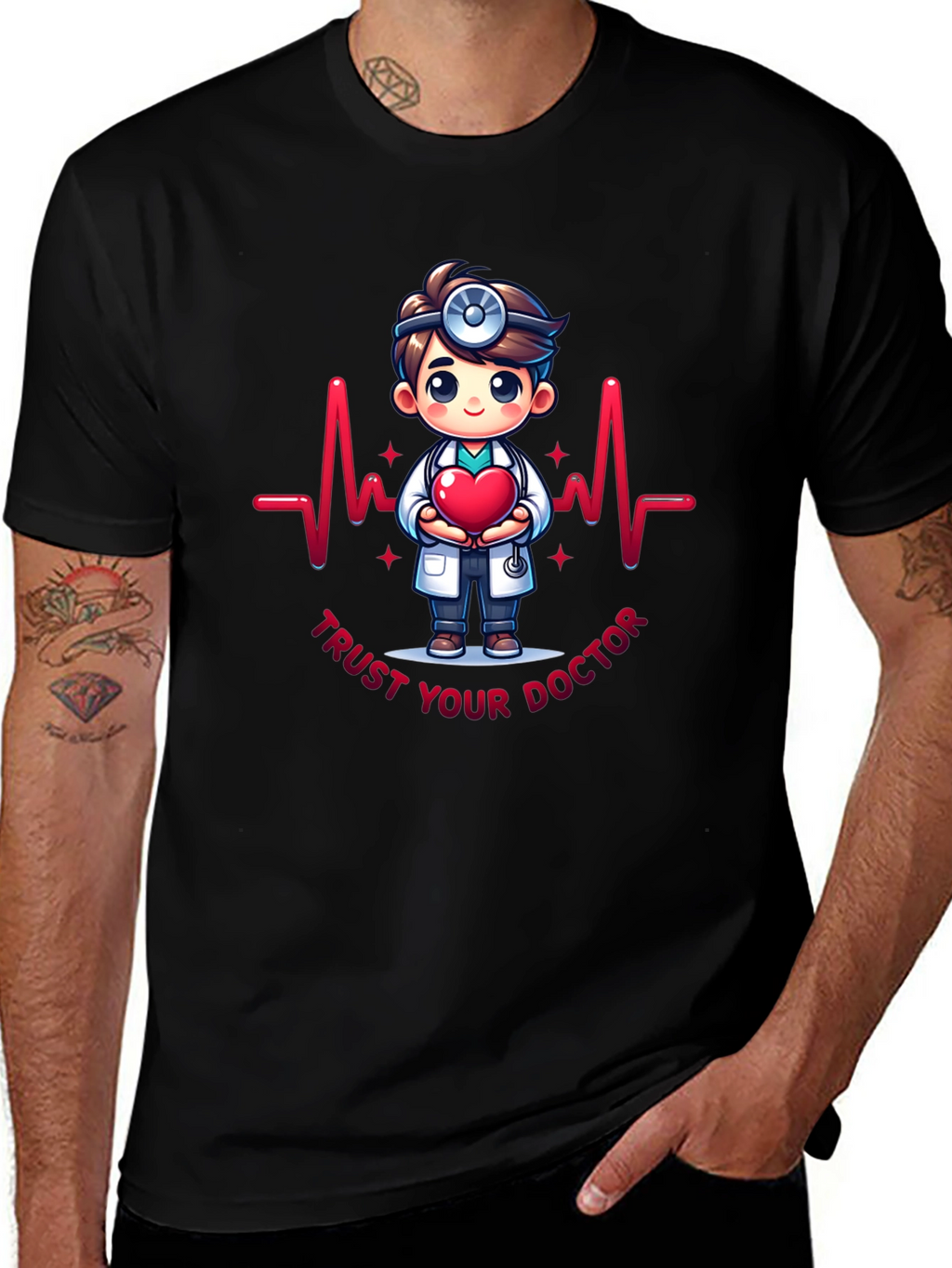 Trust Your Doctor Cartoon T-Shirt